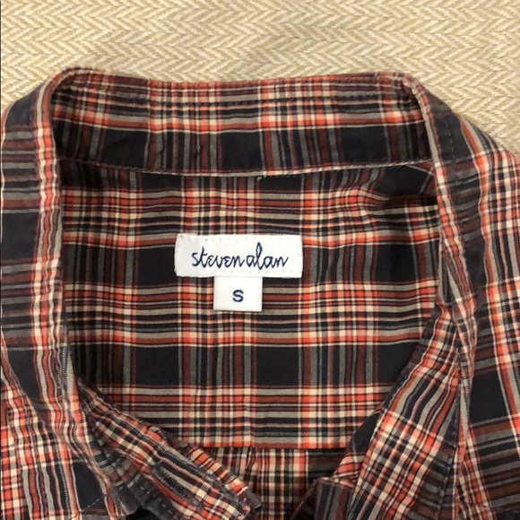 Steven Alan Plaid Button Down - Picture 2 of 2